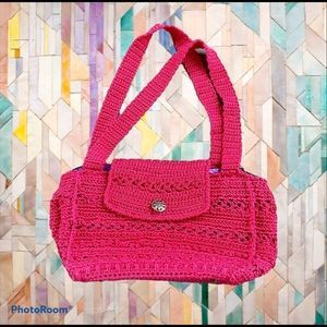 *SALE* EUC Crochet Pink GORGEOUS Bag